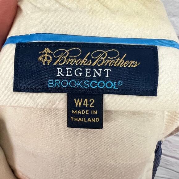 Brooks Brothers Men 42 Regent Wool Old Money Preppy Academia Italian Dress Pants - Picture 9 of 14